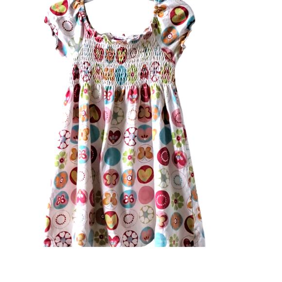 2 For $5 Sale Girl's J. Khaki Short Sleeve Shirred Dress Size 3T - Picture 1 of 8